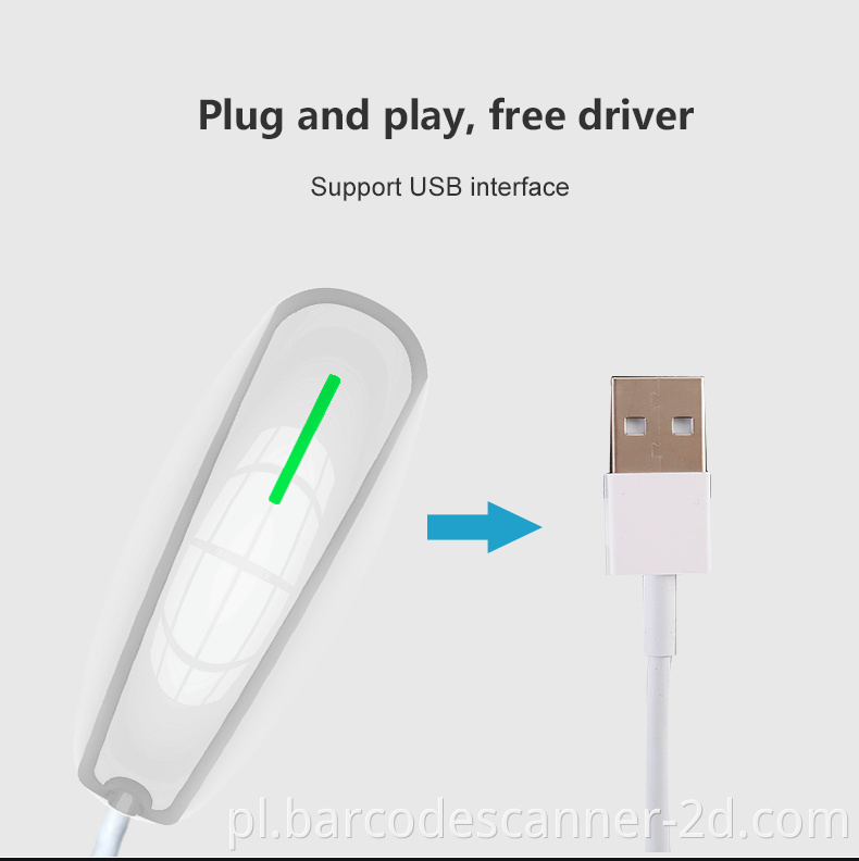 Winson WNI-9610 Nowy styl produkt 2D CMOS Skaner kodów kreskowych POS QR Skaner kodu